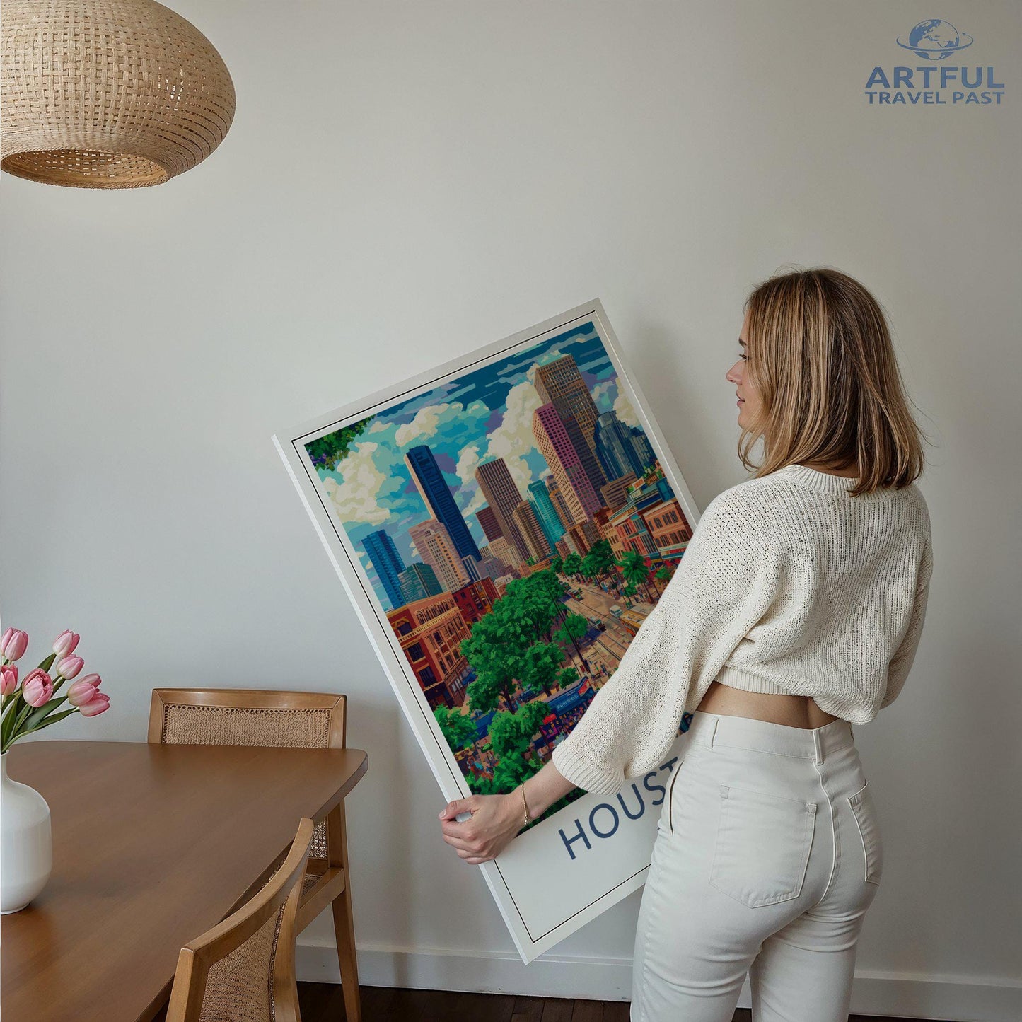 Houston Poster - Texas Wall Art