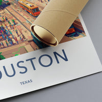 Houston Poster - Texas Wall Art