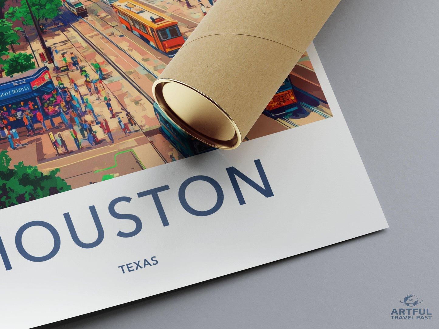 Houston Poster - Texas Wall Art
