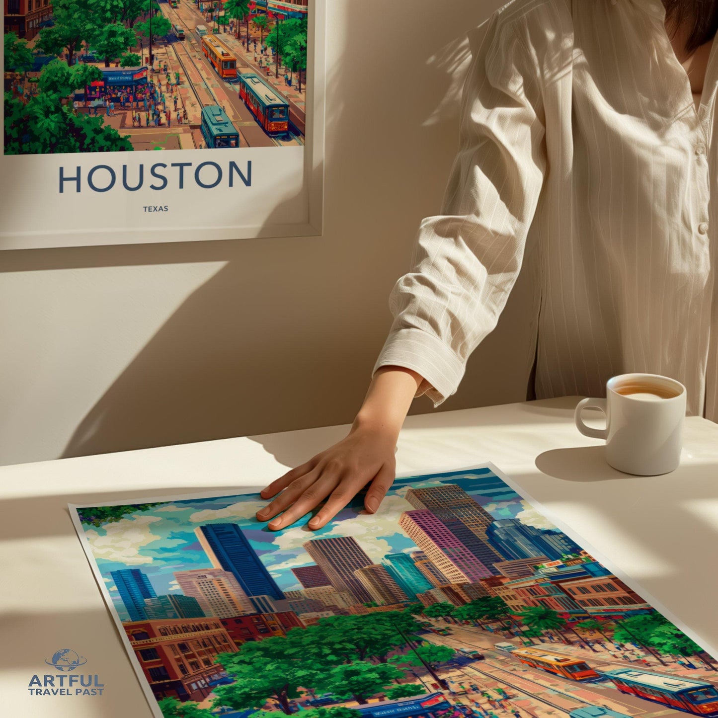 Houston Poster - Texas Wall Art