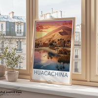 Huacachina Poster - Peru Wall Art