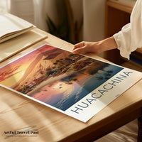 Huacachina Poster - Peru Wall Art