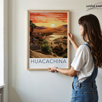 Huacachina Poster - Peru Wall Art