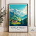 Hunza Valley Poster - Pakistan Wall Art