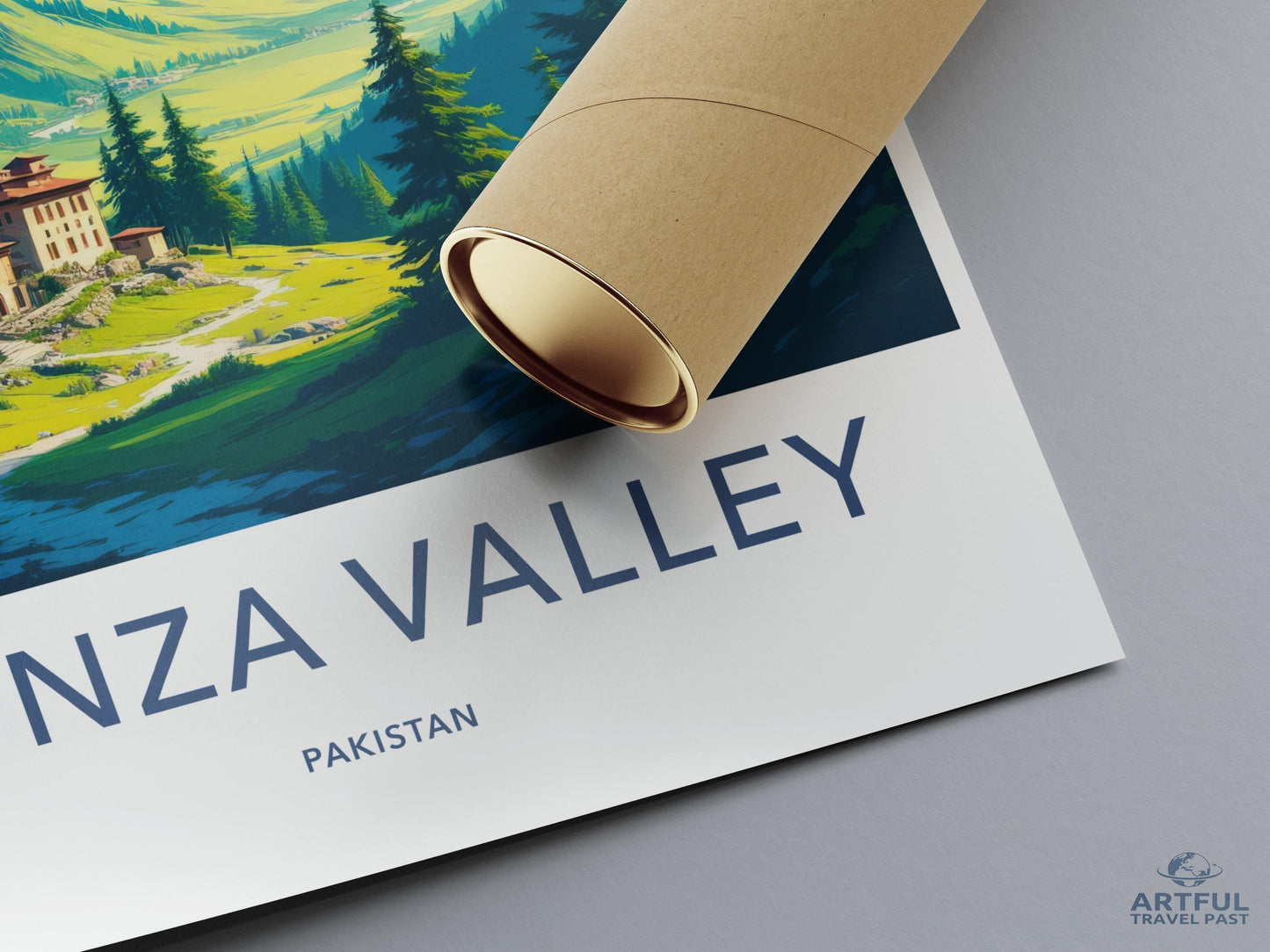 Hunza Valley Poster - Pakistan Wall Art