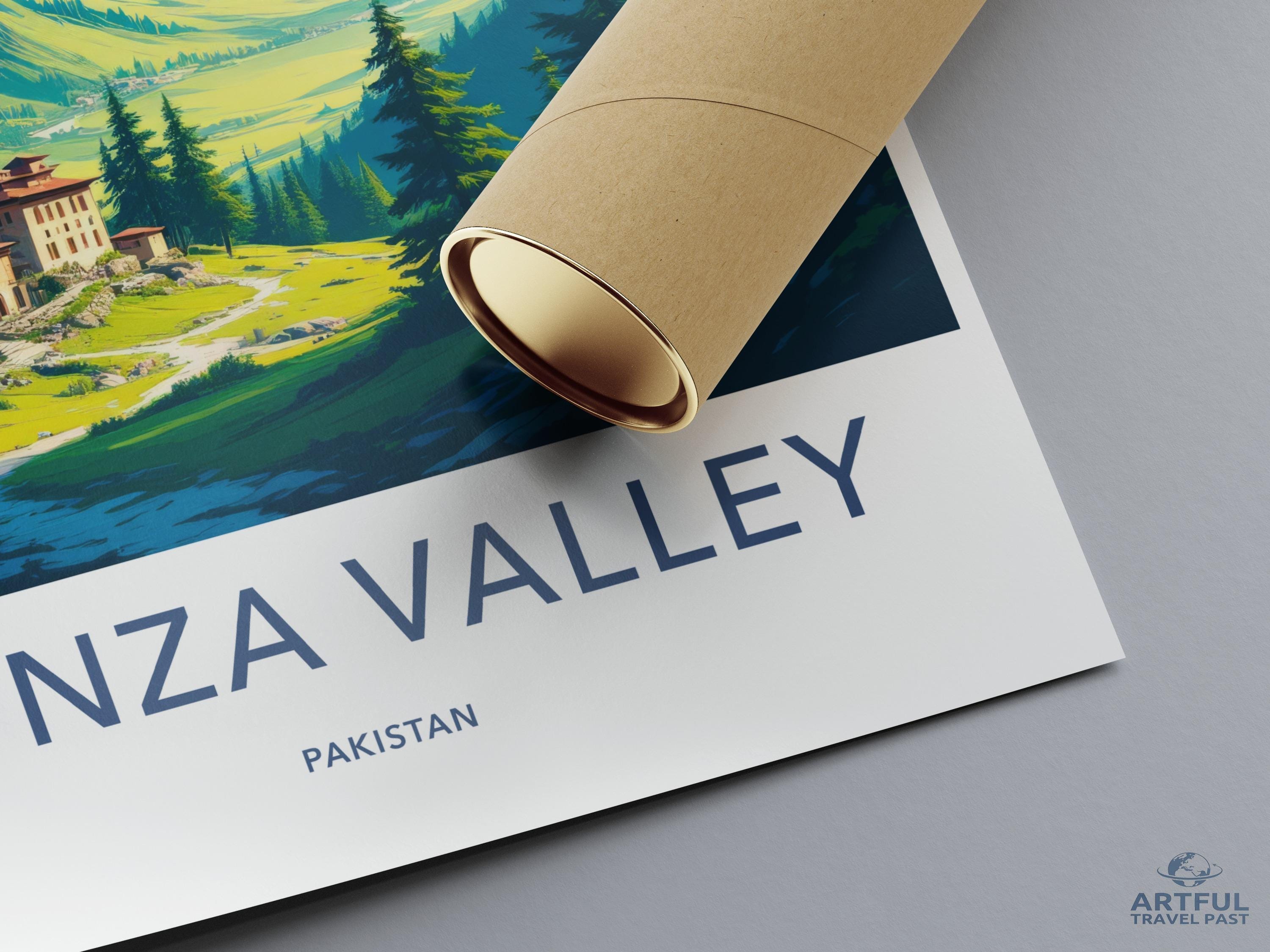 Hunza Valley Poster - Pakistan Wall Art