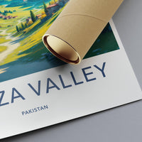Hunza Valley Poster - Pakistan Wall Art