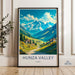 Hunza Valley Poster - Pakistan Wall Art