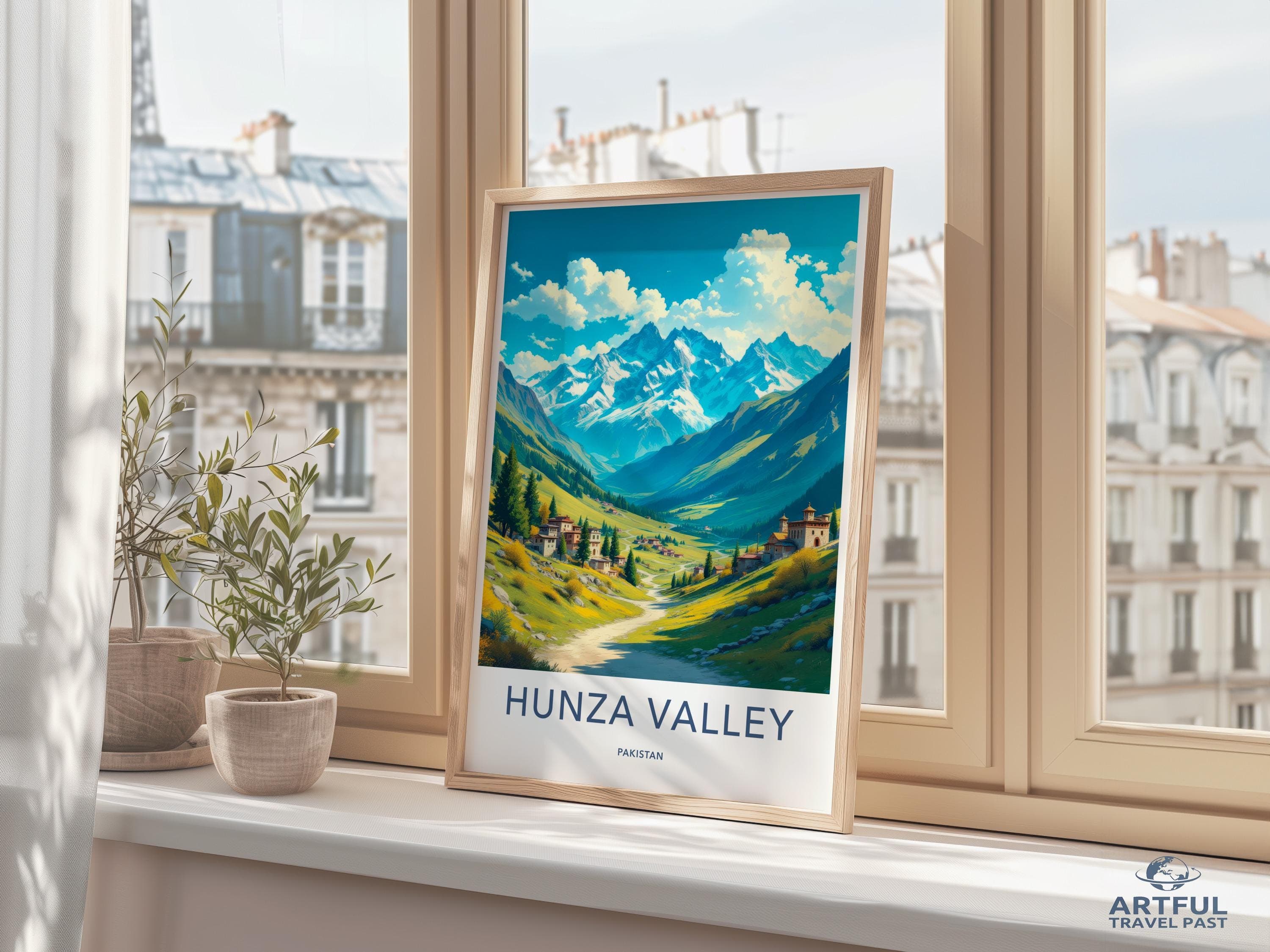 Hunza Valley Poster - Pakistan Wall Art