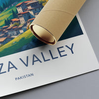 Hunza Valley Poster - Pakistan Wall Art