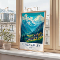 Hunza Valley Poster - Pakistan Wall Art