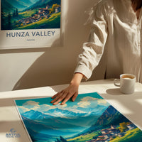 Hunza Valley Poster - Pakistan Wall Art
