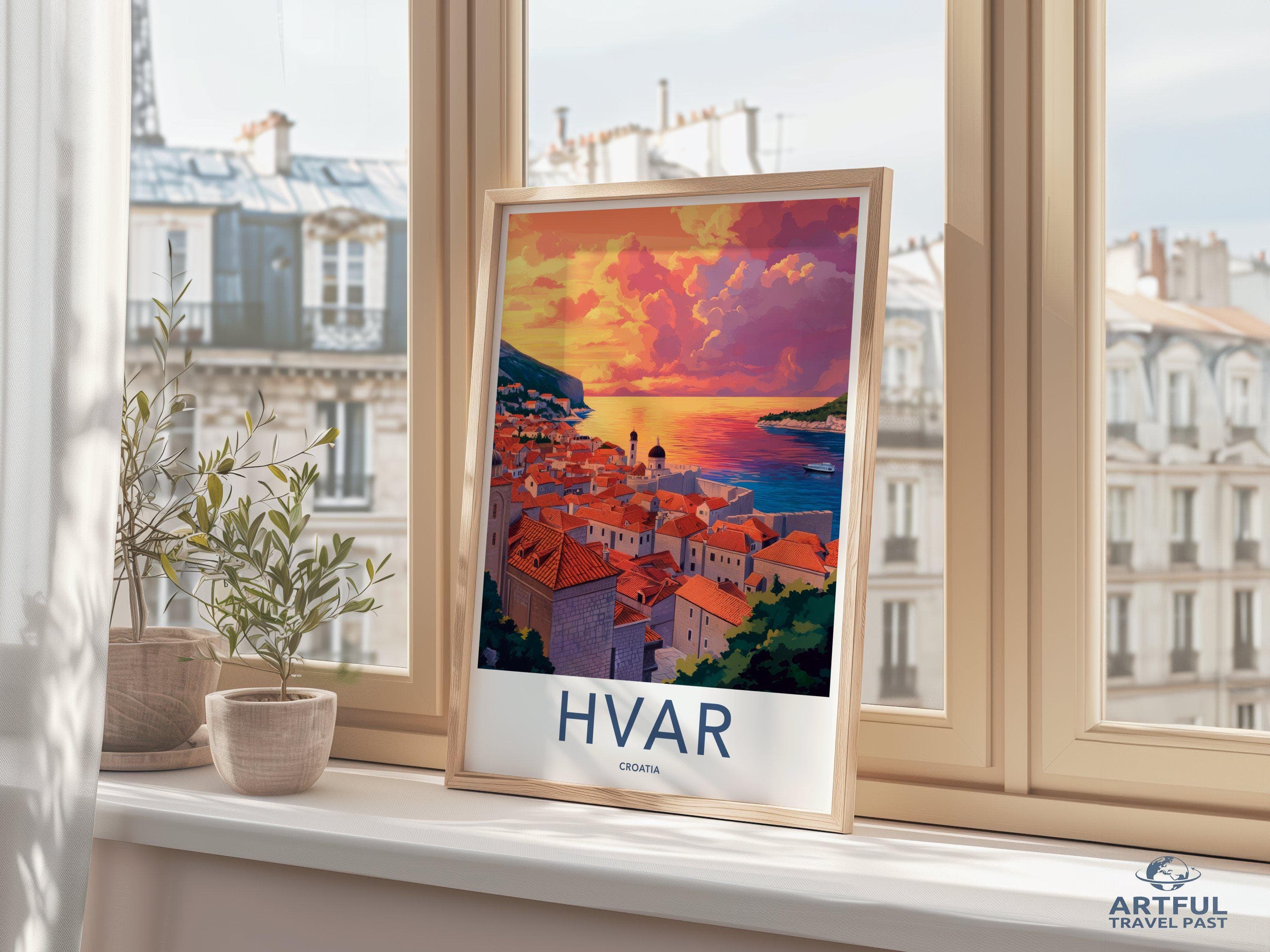 Hvar Poster - Croatia Wall Art