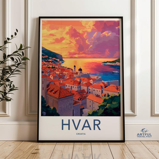 Hvar Poster - Croatia Wall Art