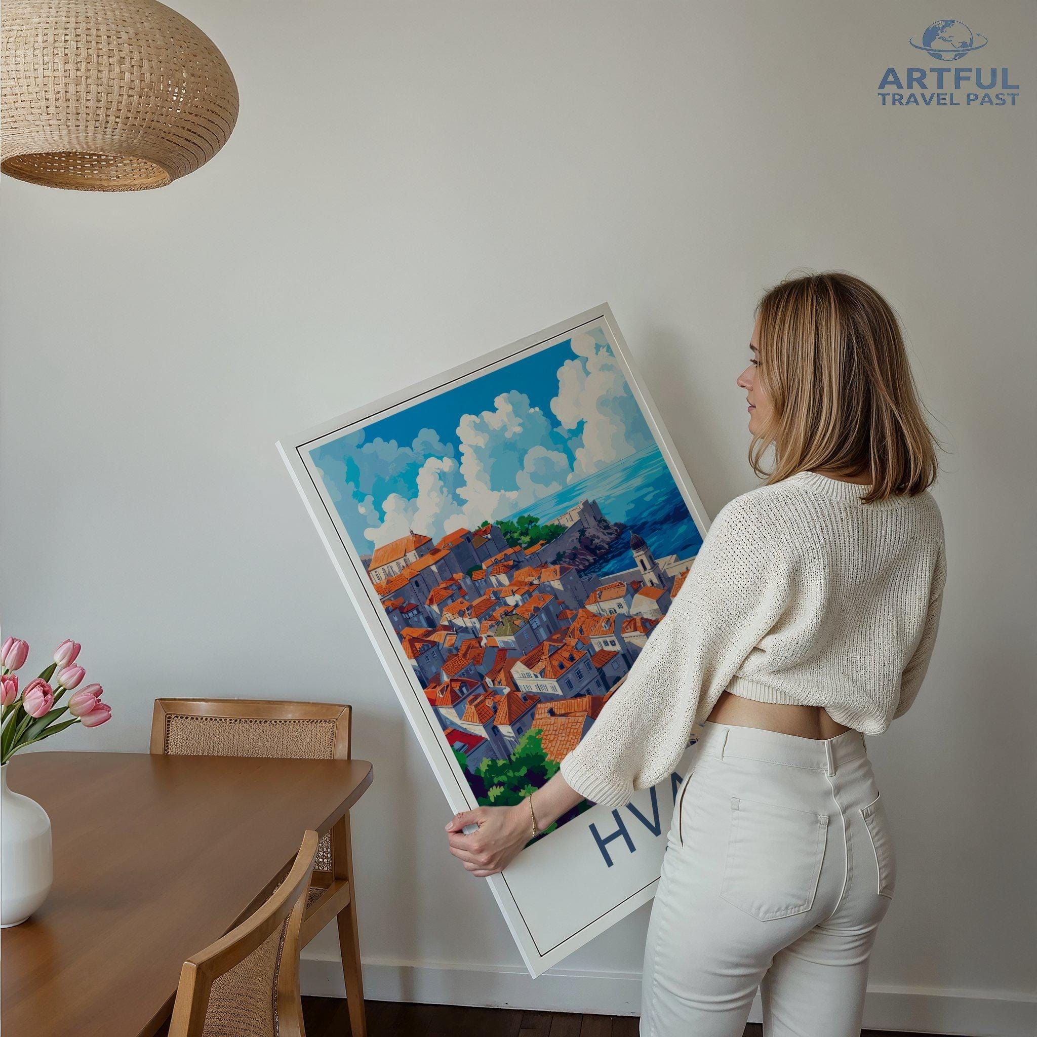 Hvar Poster | Croatia Wall Art | Europe Decor
