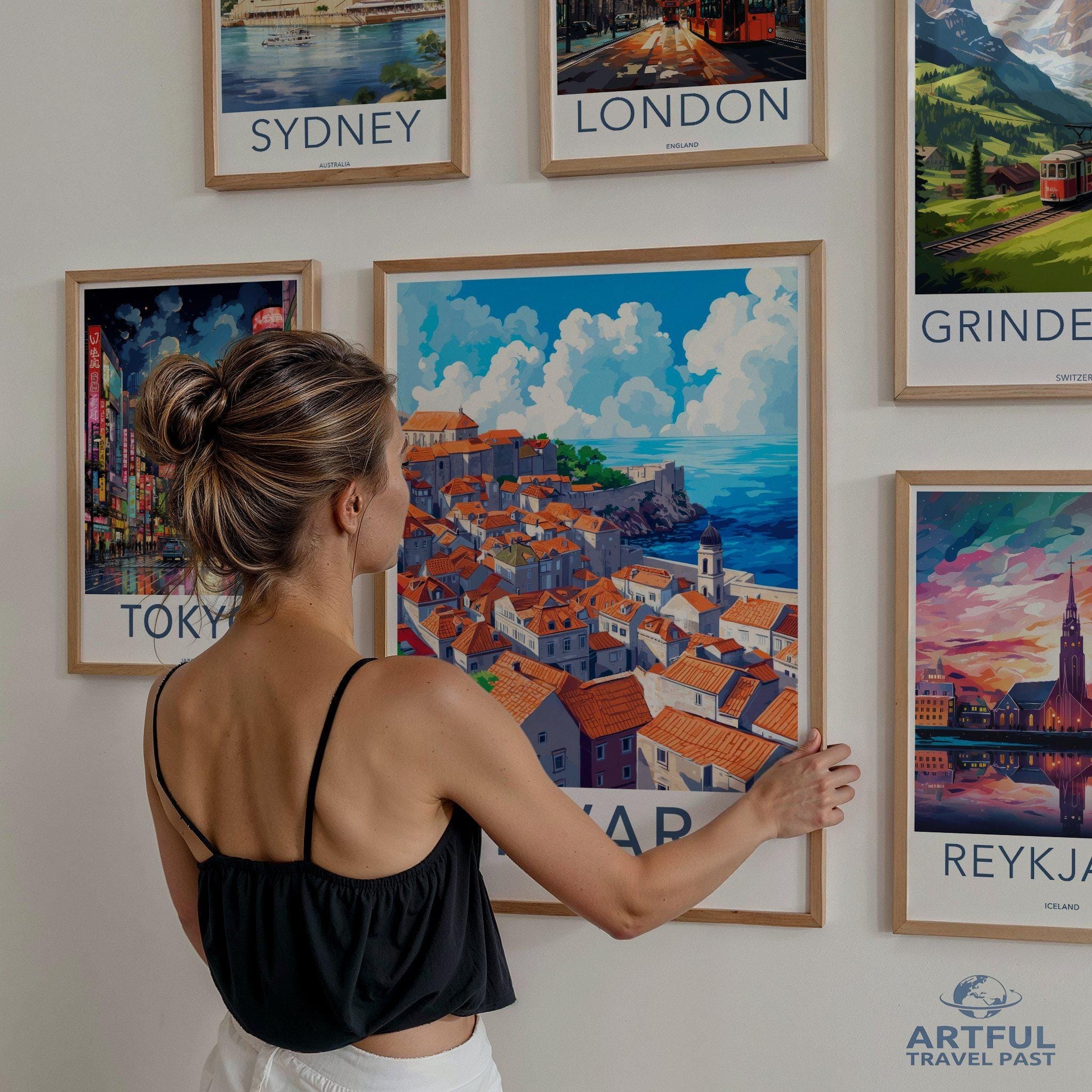 Hvar Poster | Croatia Wall Art | Europe Decor