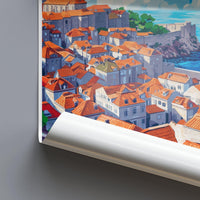 Hvar Poster | Croatia Wall Art | Europe Decor