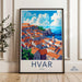 Hvar Poster | Croatia Wall Art | Europe Decor
