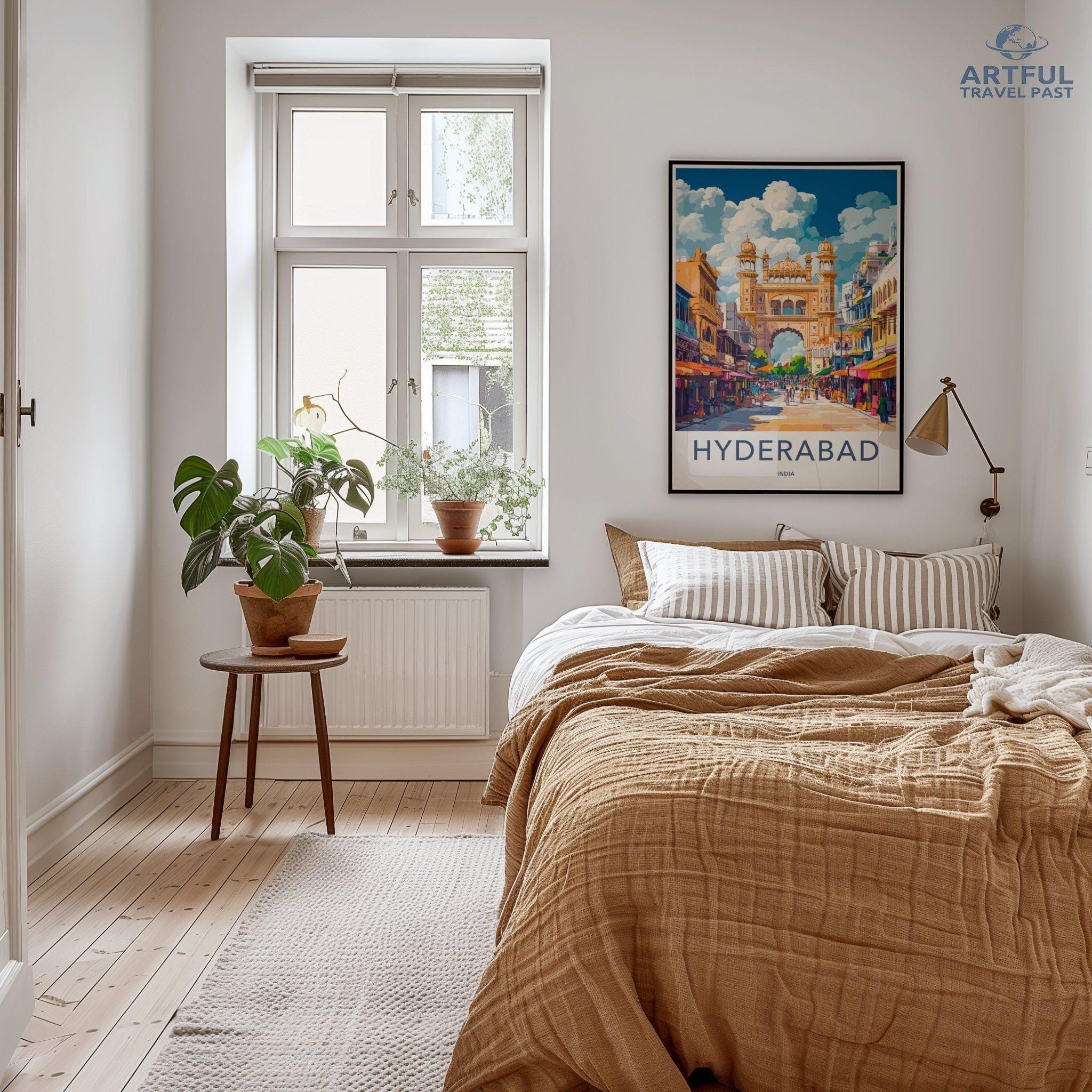 Hyderabad Poster | Telangana Wall Art | India Decor