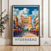 Hyderabad Poster | Telangana Wall Art | India Decor