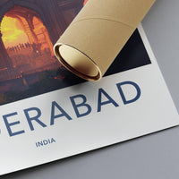 Hyderabad Poster | Telangana Wall Art | India Decor