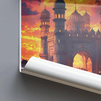 Hyderabad Poster | Telangana Wall Art | India Decor
