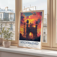 Hyderabad Poster | Telangana Wall Art | India Decor