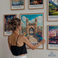 Hyderabad Poster | Telangana Wall Art | India Decor