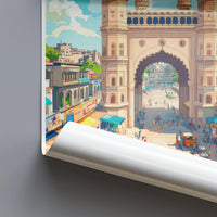 Hyderabad Poster | Telangana Wall Art | India Decor