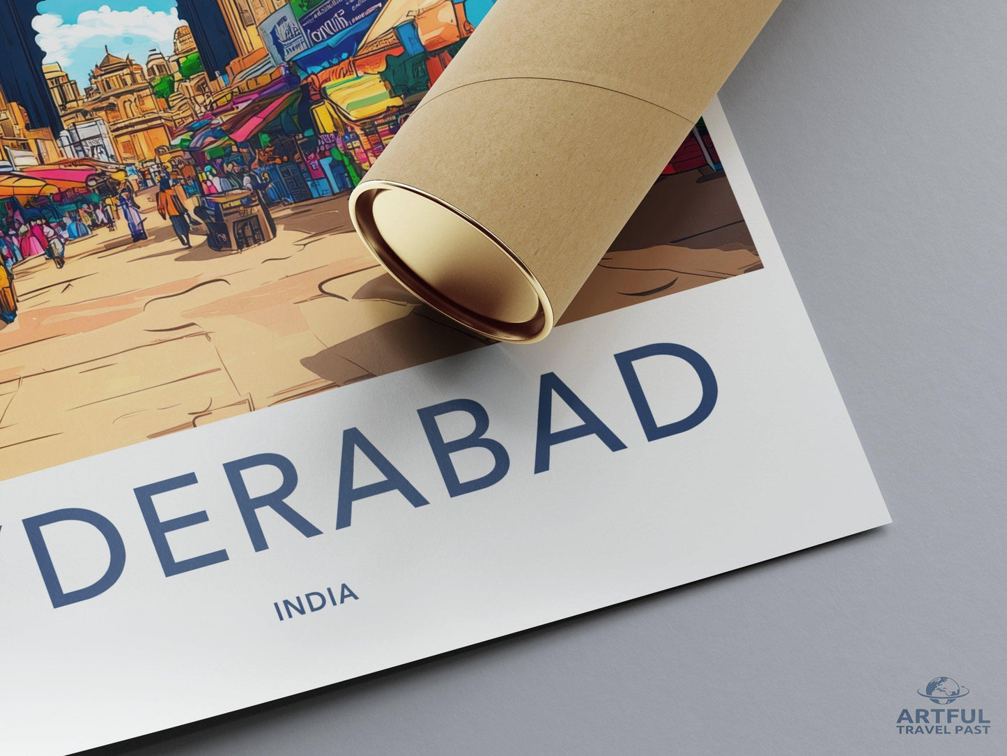 Hyderabad Poster | Telangana Wall Art | India Decor