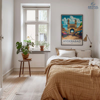 Hyderabad Poster | Telangana Wall Art | India Decor