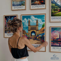 Hyderabad Poster | Telangana Wall Art | India Decor