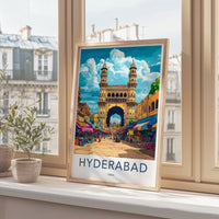 Hyderabad Poster | Telangana Wall Art | India Decor