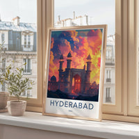 Hyderabad Poster | Telangana Wall Art | India Decor