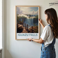 Iguazu Falls Poster - Argentina Wall Art
