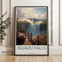 Iguazu Falls Poster - Argentina Wall Art