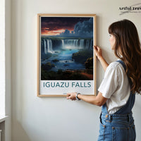 Iguazu Falls Poster - Argentina Wall Art