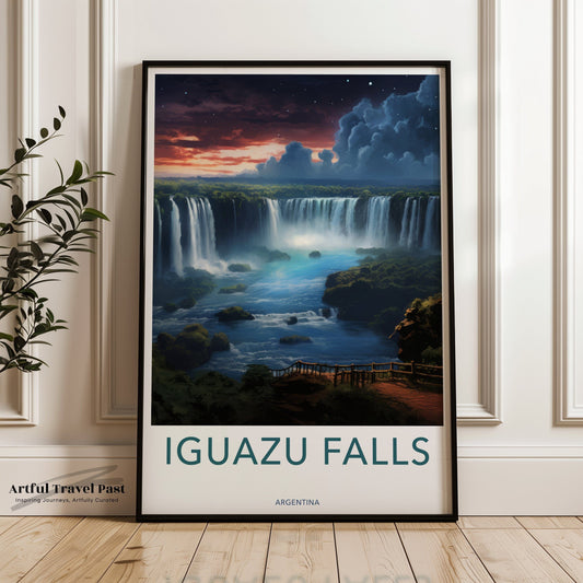 Iguazu Falls Poster - Argentina Wall Art