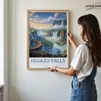 Iguazu Falls Poster - Argentina Wall Art