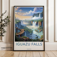 Iguazu Falls Poster - Argentina Wall Art