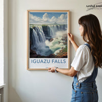 Iguazu Falls Poster - Argentina Wall Art
