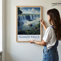Iguazú Falls Poster - Brazil Wall Art