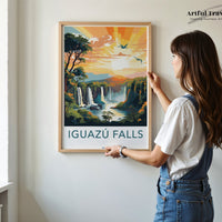 Iguazú Falls Poster - Brazil Wall Art