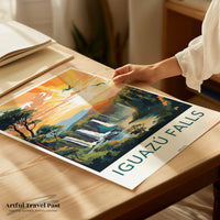 Iguazú Falls Poster - Brazil Wall Art