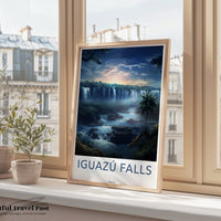 Iguazú Falls Poster | Brazil Wall Art | South America Decor