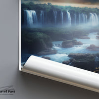 Iguazú Falls Poster | Brazil Wall Art | South America Decor