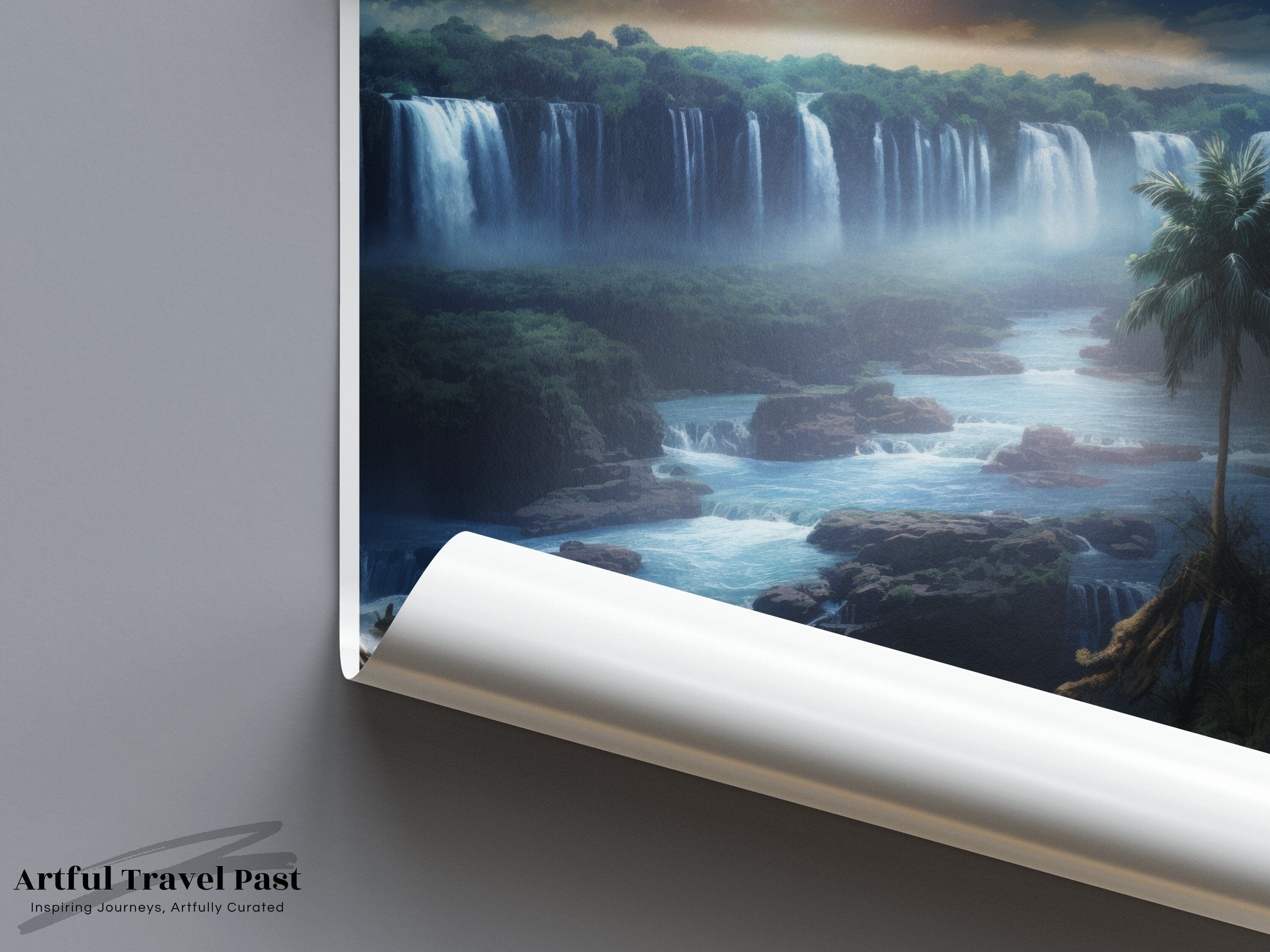 Iguazú Falls Poster | Brazil Wall Art | South America Decor