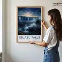 Iguazú Falls Poster | Brazil Wall Art | South America Decor