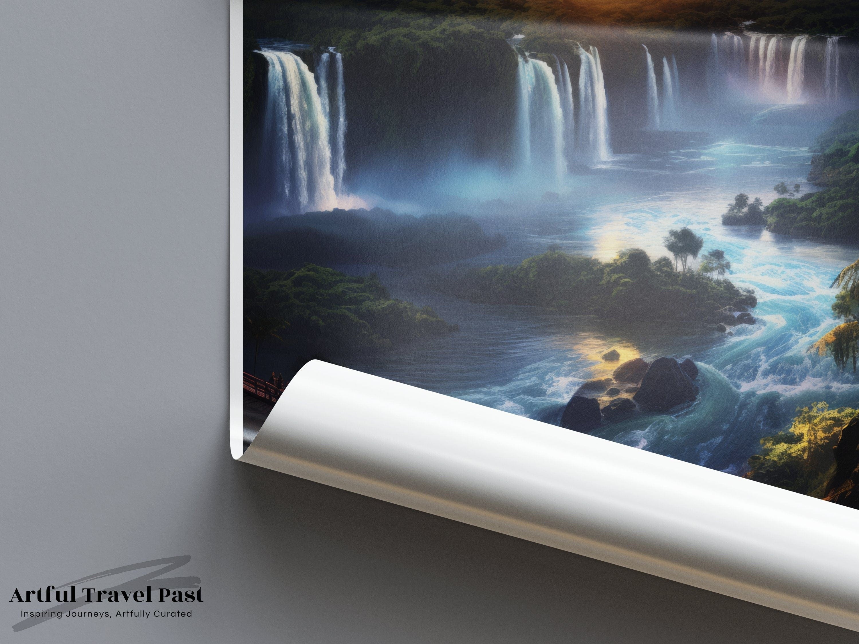 Iguazu Falls Poster | National Park | Paraguay Wall Art