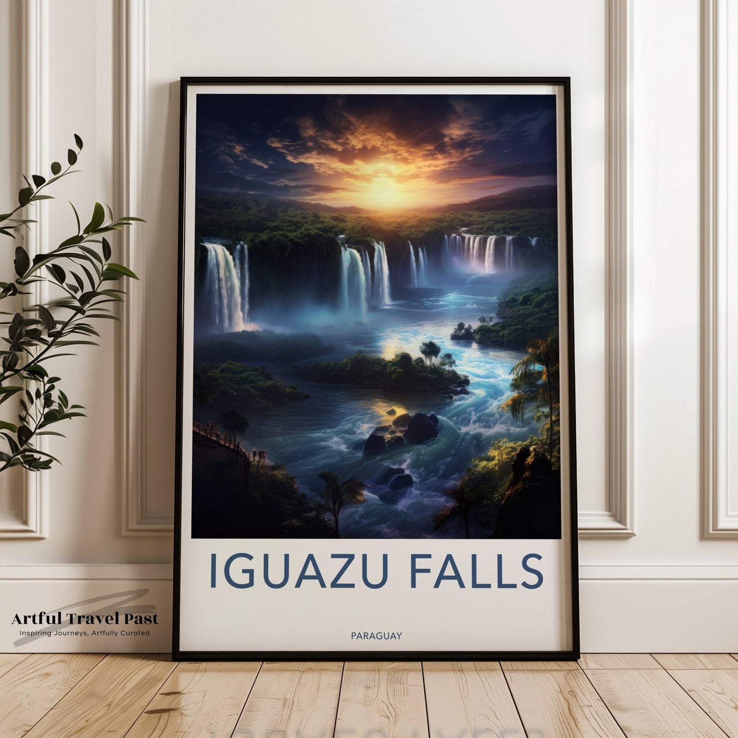 Iguazu Falls Poster | National Park | Paraguay Wall Art